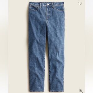 J.Crew High-rise full-length '90s classic-straight jean in Heartwood wash
